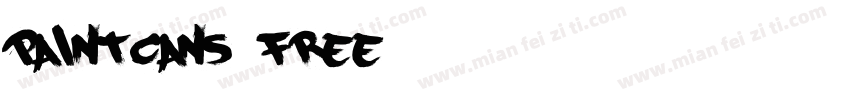 PaintCans Free00100字体转换